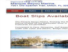 Tablet Screenshot of marquisbayou.com